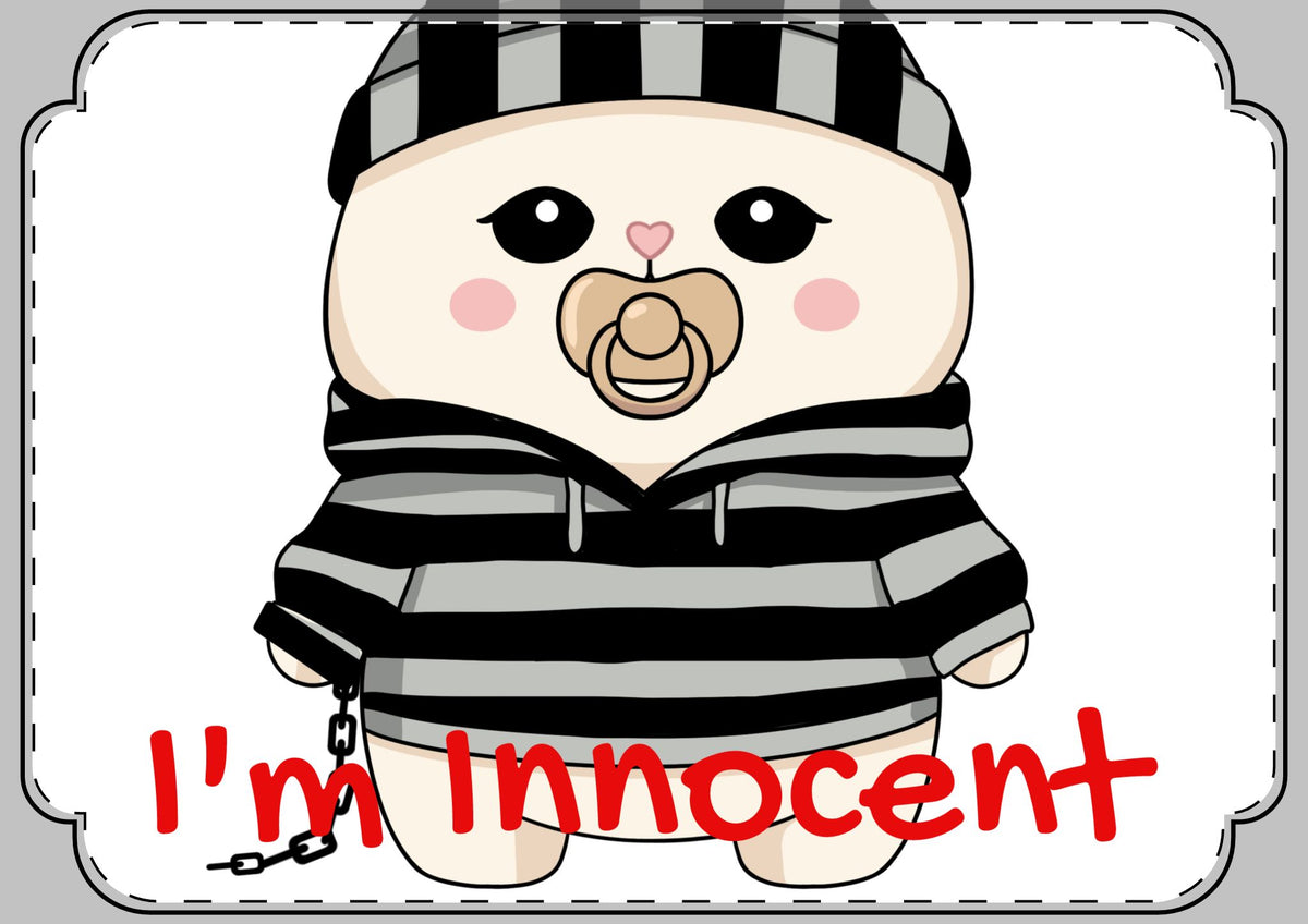 I'm Innocent - Greeting Card