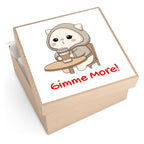 "Gimme More!" Square Vinyl Sticker