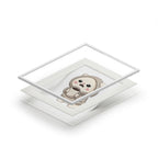 “Brown Crack” Kawaii Wall Art