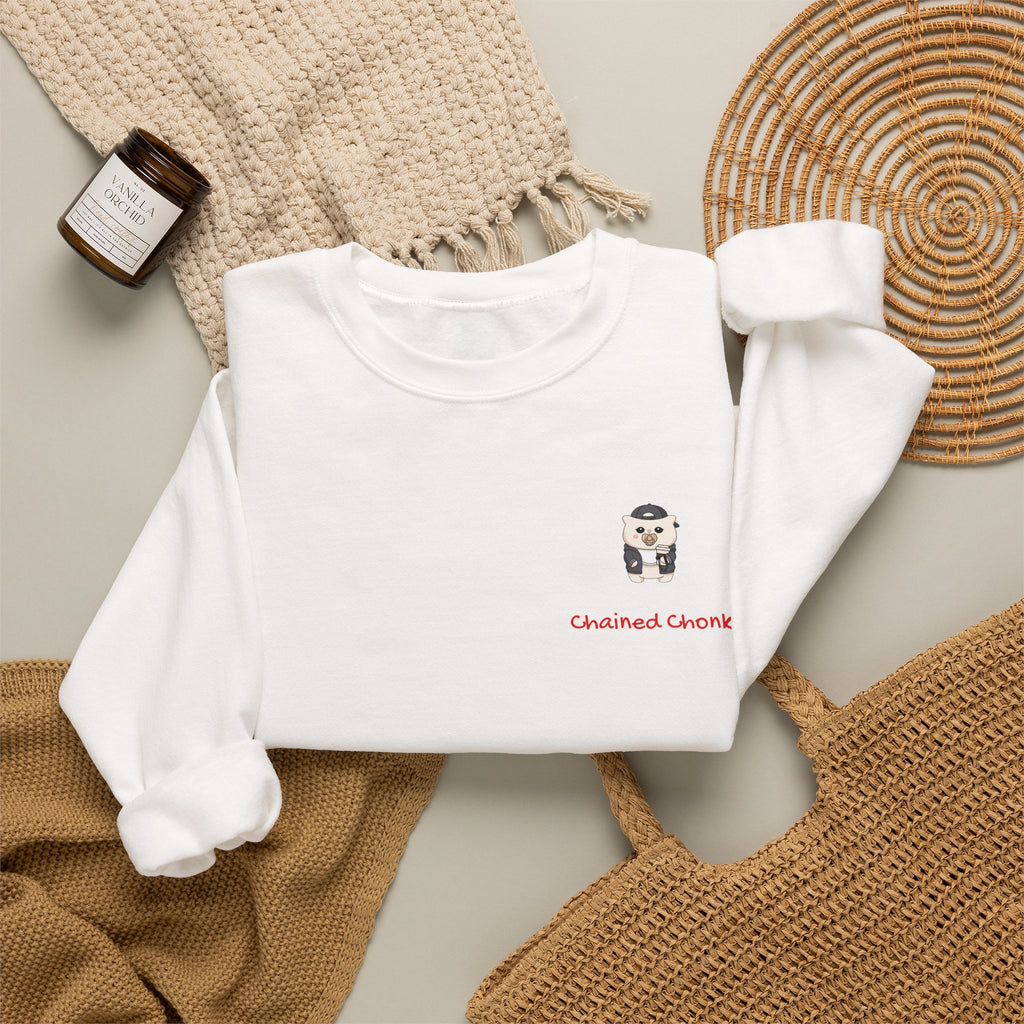 "Chained Chonk" Crewneck Sweatshirt