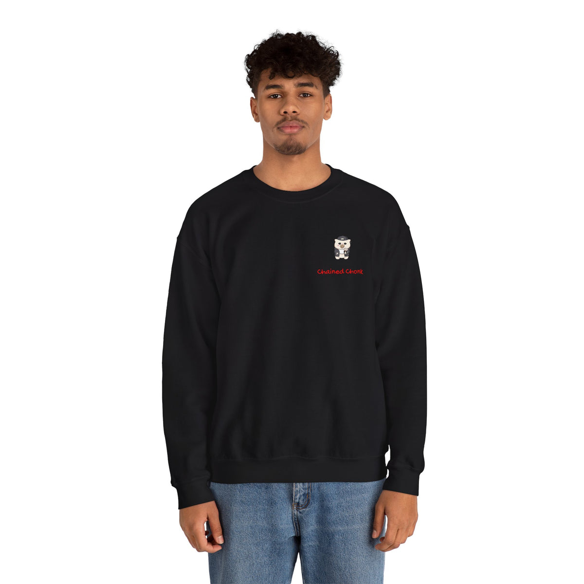 "Chained Chonk" Crewneck Sweatshirt