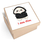 "I am Him" Square Vinyl Sticker