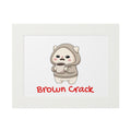 “Brown Crack” Kawaii Wall Art