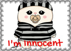 I'm Innocent - Greeting Card
