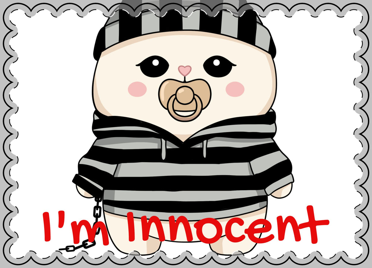 I'm Innocent - Greeting Card